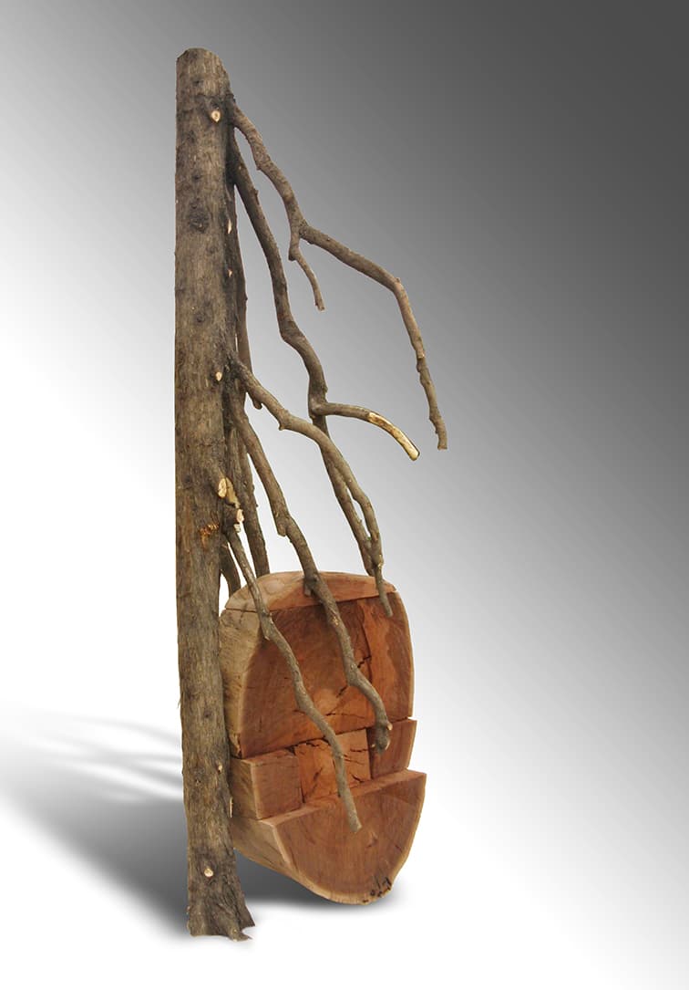 SOS, Wood, W 80 × H 180 × D 60 cm