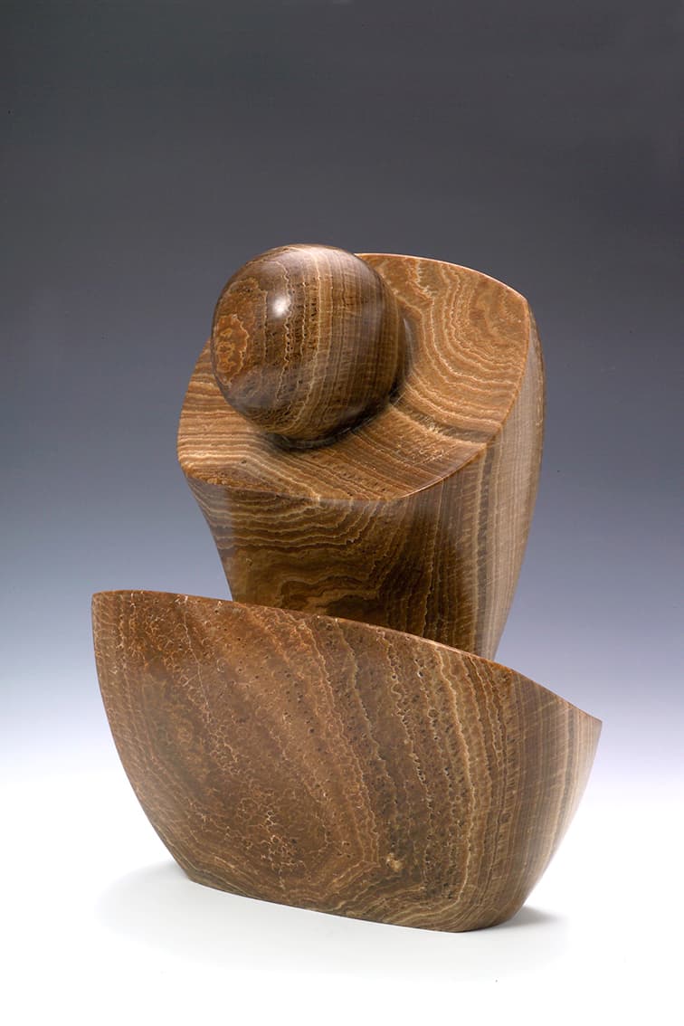 Woman image, Stone (onix), W 29 × H 35 × D 15 cm
