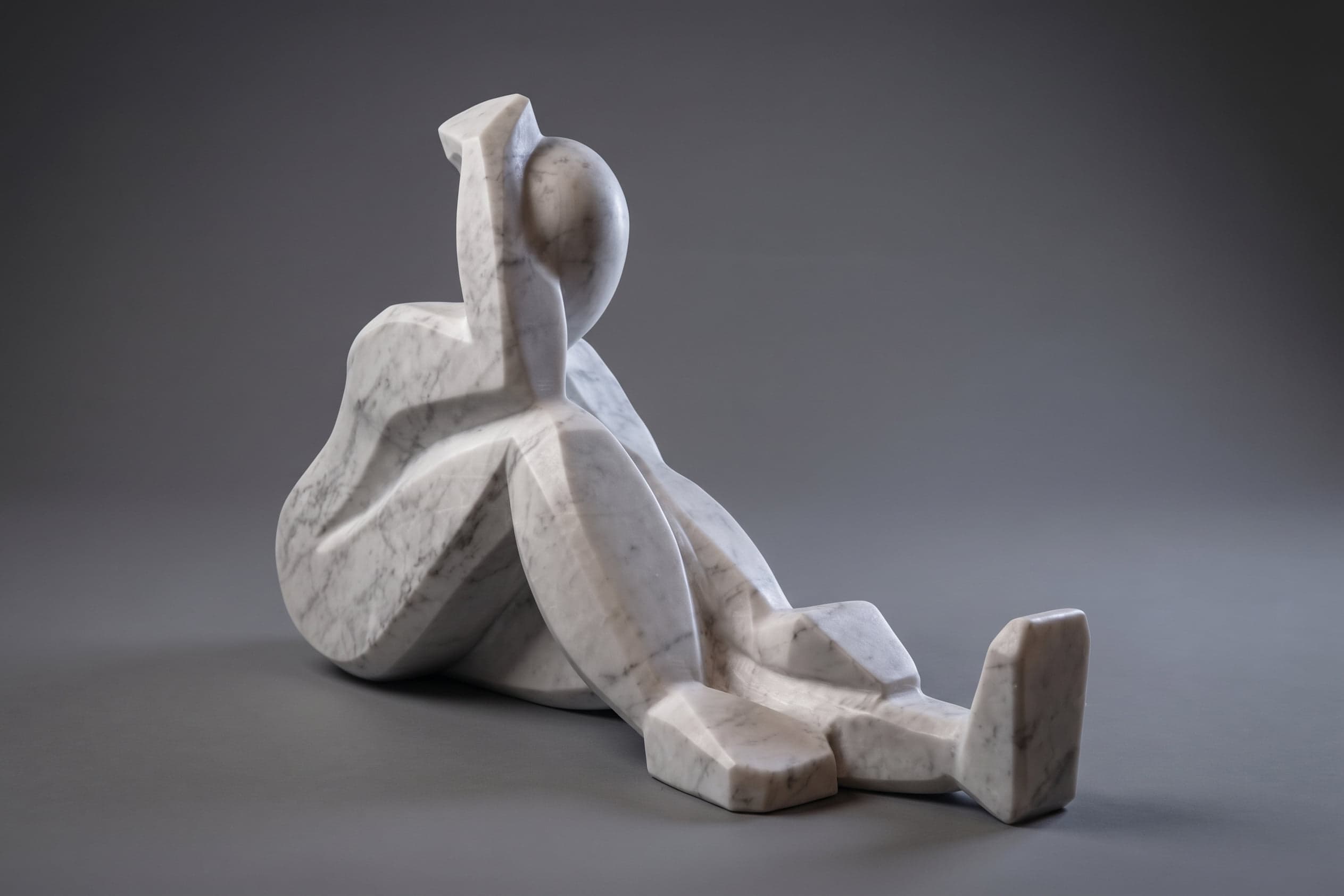 Youth, Stone (marble), W 55 × H 33 × D 14 cm